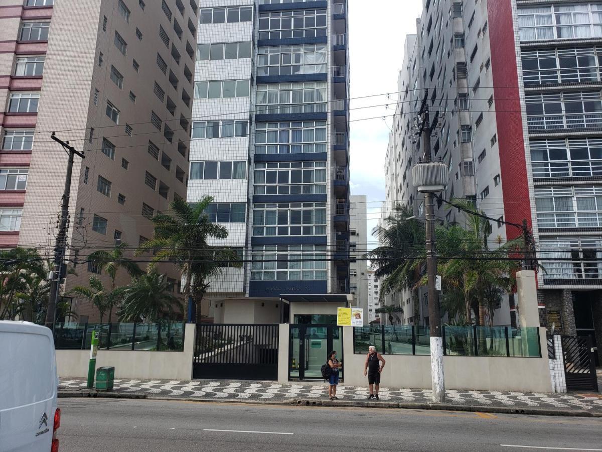 Apto Gonzaga Frente Ao Mar Wi-Fi Santos  Exterior photo